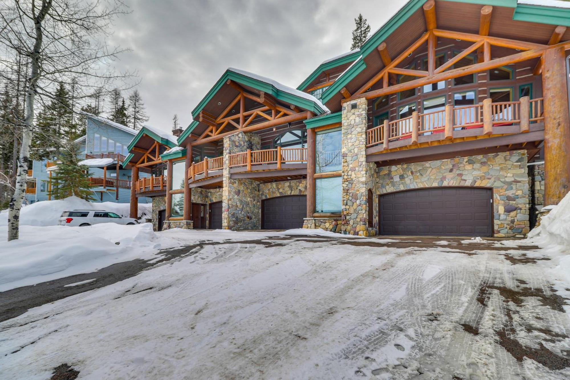 Spacious Whitefish Home With Sauna And Ski Resort View Exterior foto